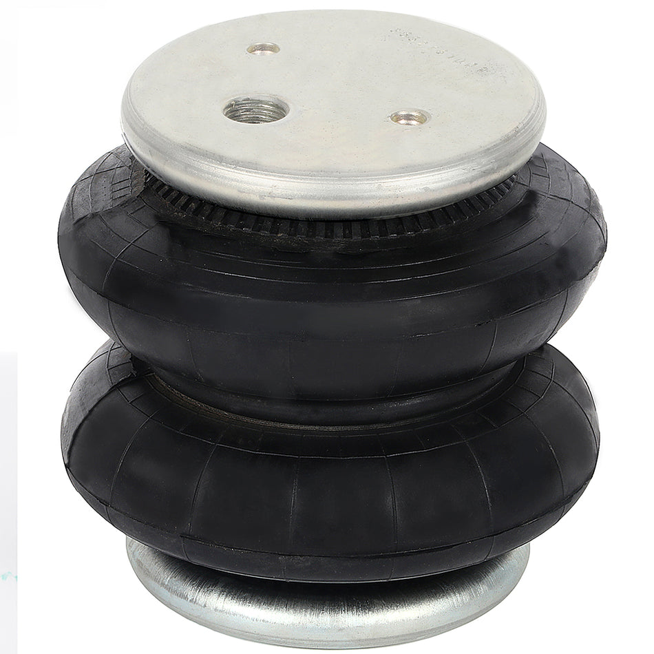 Pair Heavy Duty 2600 For 3/8 inch 1/2 inch NPT Port Air Ride Suspension Air Spring Bag