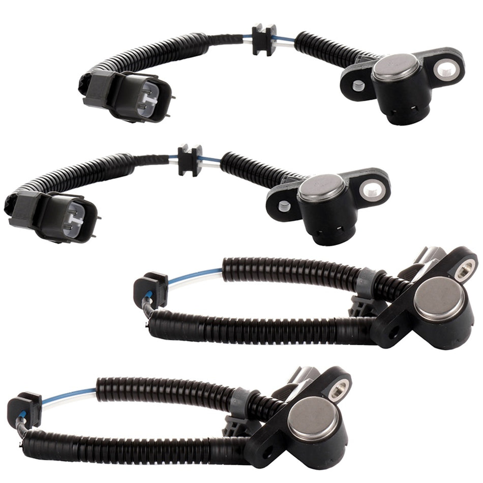 4PC Crankshaft Position Sensor For Acura Integra Honda Civic De Sol 37500-P72-A0