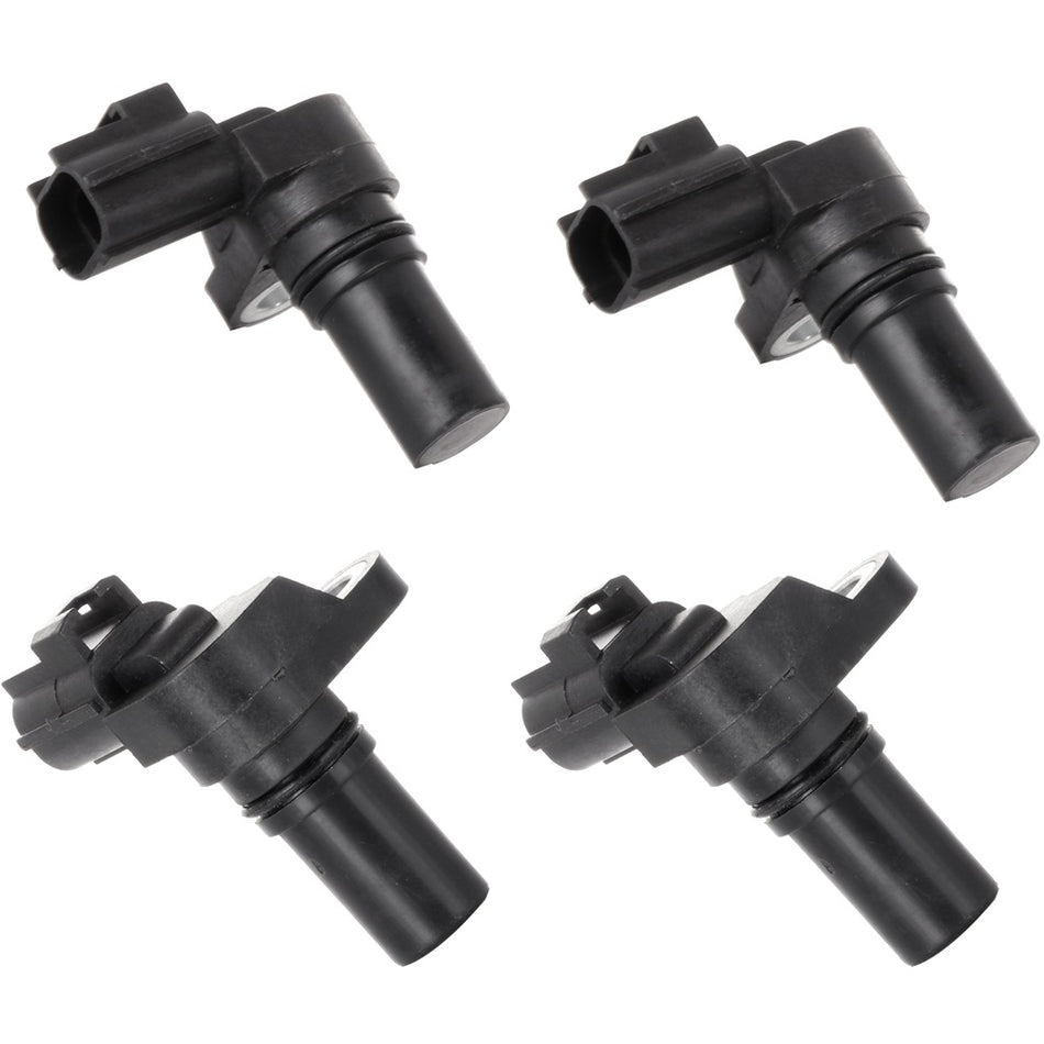 4PCS Crankshaft Position Sensor For Ford F650 2003-2010 5S7250 PC498 Black