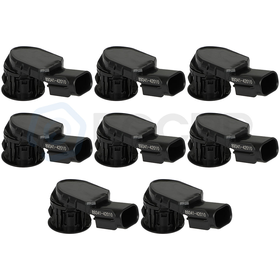 8pcs PDC Parking Sensor For Toyota RAV4 2013 Black 89341-0C020 89341-0R020
