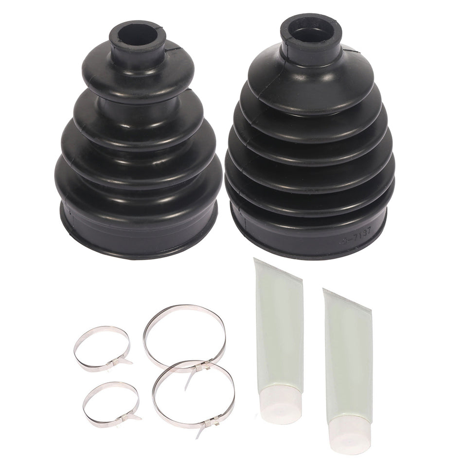 Fits 2013 -2015 Polaris Ranger XP 900 Pair CV Axle Outer & Inner Boot Kits Front