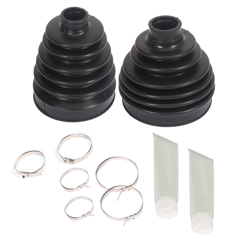 For Chevrolet Silverado 1500 Pair CV Axle Front Outer Inner Boot Kits 2005-2010