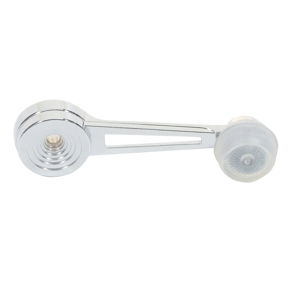 4pcs Chrome White Inside Left Right Side Fit for Ford Bronco Window Crank Handle