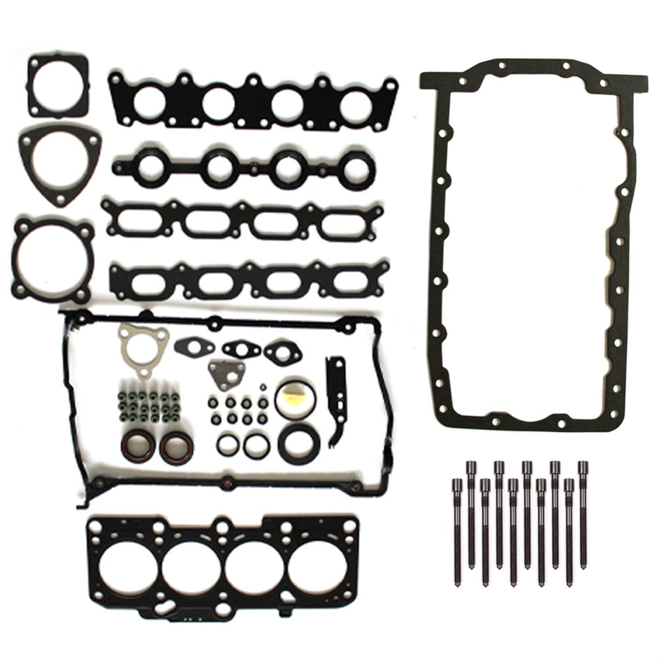 Fits 00-06 Volkswagen Golf Audi TT Head Gasket Bolts Set Oil Pan Gasket and DOHC