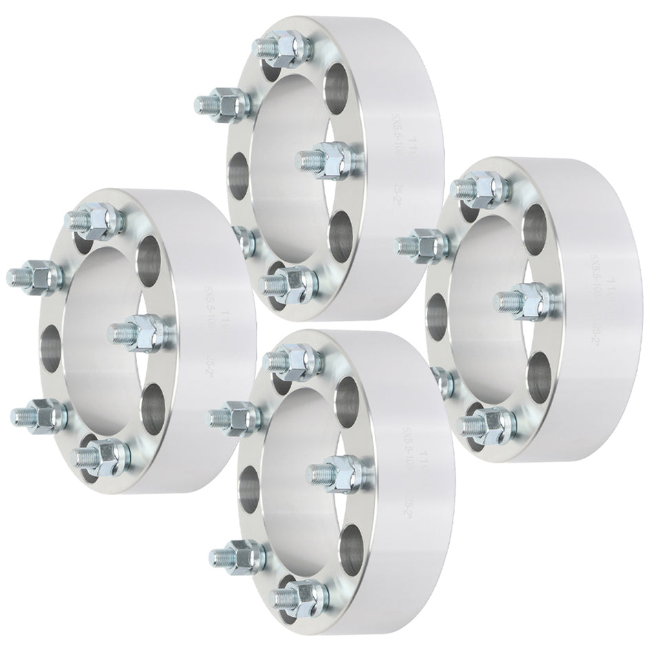 2 inch 5x5.5 5 Lug Wheel Spacers(108mm Bore, 12x1.25 Studs) For 96-98 Suzuki x-90 02-06 Suzuki xl-7- 4PCS