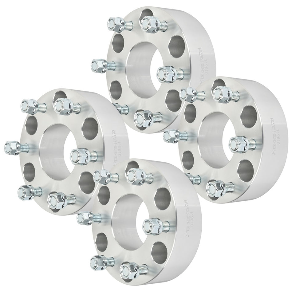4Pcs 2 inch 6x5.5 6 Lug Wheel Spacers For 02-06 Chevrolet Avalanche 1500 88-00 Chevrolet K2500