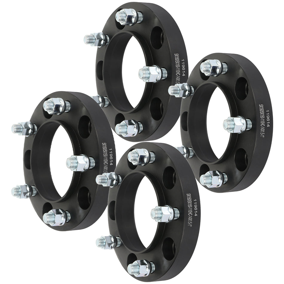 4Pcs 1 inch 5x5.9/5x150 5 Lug Wheel Spacers For 98-07 Lexus LX470 08-21 Toyota Sequoia