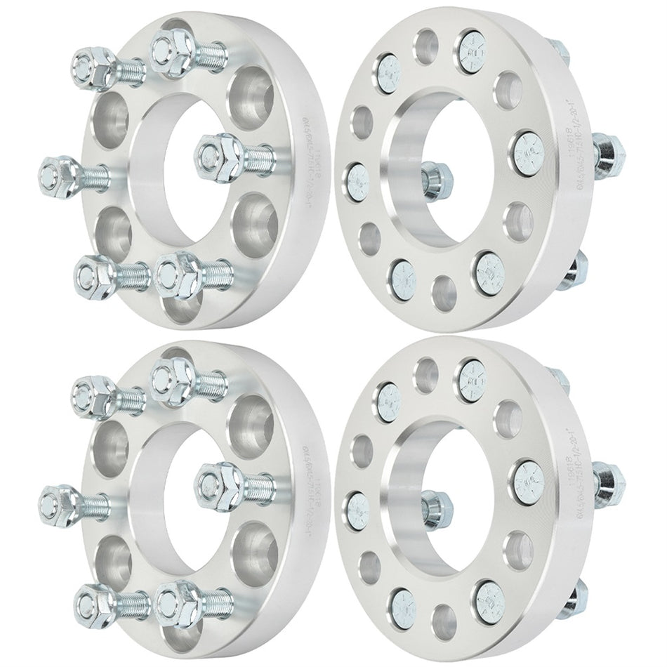 4Pcs 1 inch 6x4.5 to 6x4.5 6 Lug Wheel Spacers For 91-03 Dodge Dakota 98-03 Dodge Durango