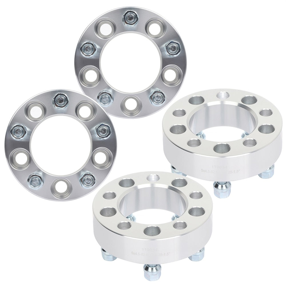 1.5 inch 5x4.5 5 Lug Wheel Spacers(82.5mm Bore, 12x1.25 Studs) For 03-12 Infiniti Fx35 95-98 Nissan 240Sx - 4PCS Only for Auto