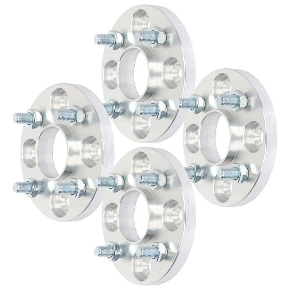 4Pcs 15mm 4x100 4 Lug Wheel Spacers For 81-86 Dodge Aries 90-97 Geo Prizm