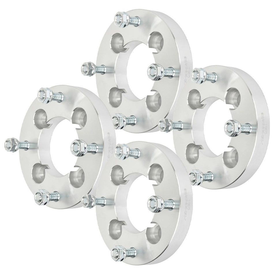 1 inch 4x110 to 4x137 4 Lug Wheel Spacers(74mm Bore, 12x1.5 Studs) for 1979-1985 Mazda RX-7 - 4PCS