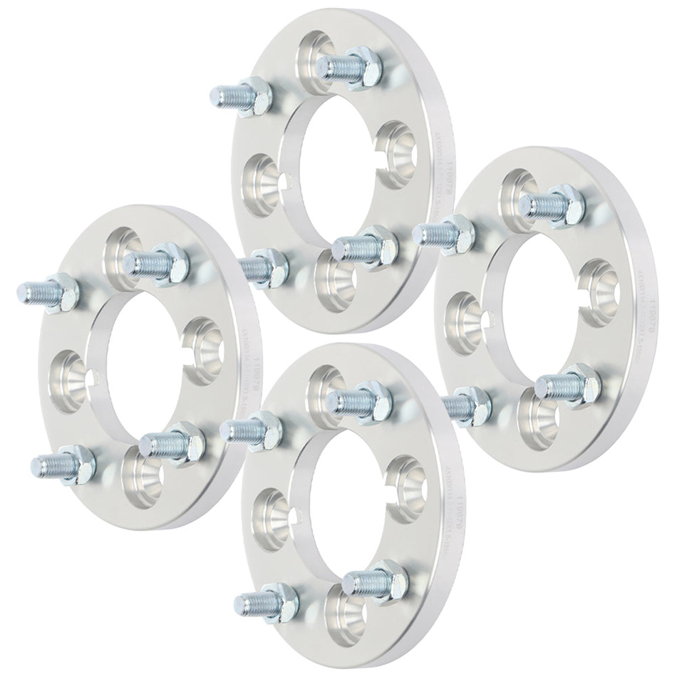 4Pcs 15mm 4x100 to 4x4.5 4 Lug Wheel Spacers For 84-85 Dodge Caravan 84-86 Dodge Charger