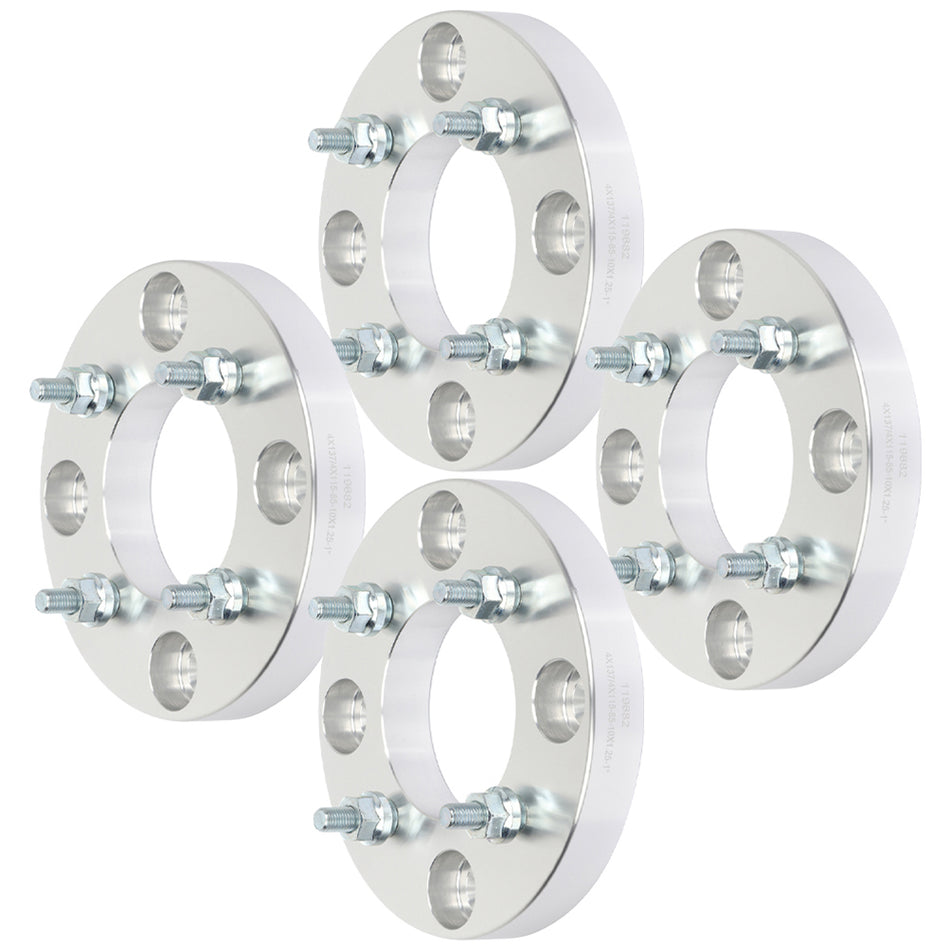 1 inch 4x137 to 4x115 4 Lug Wheel Spacers(85mm Bore, 10x1.25 Studs) for 2013-2017 Can-Am Maverick 1000 - 4PCS