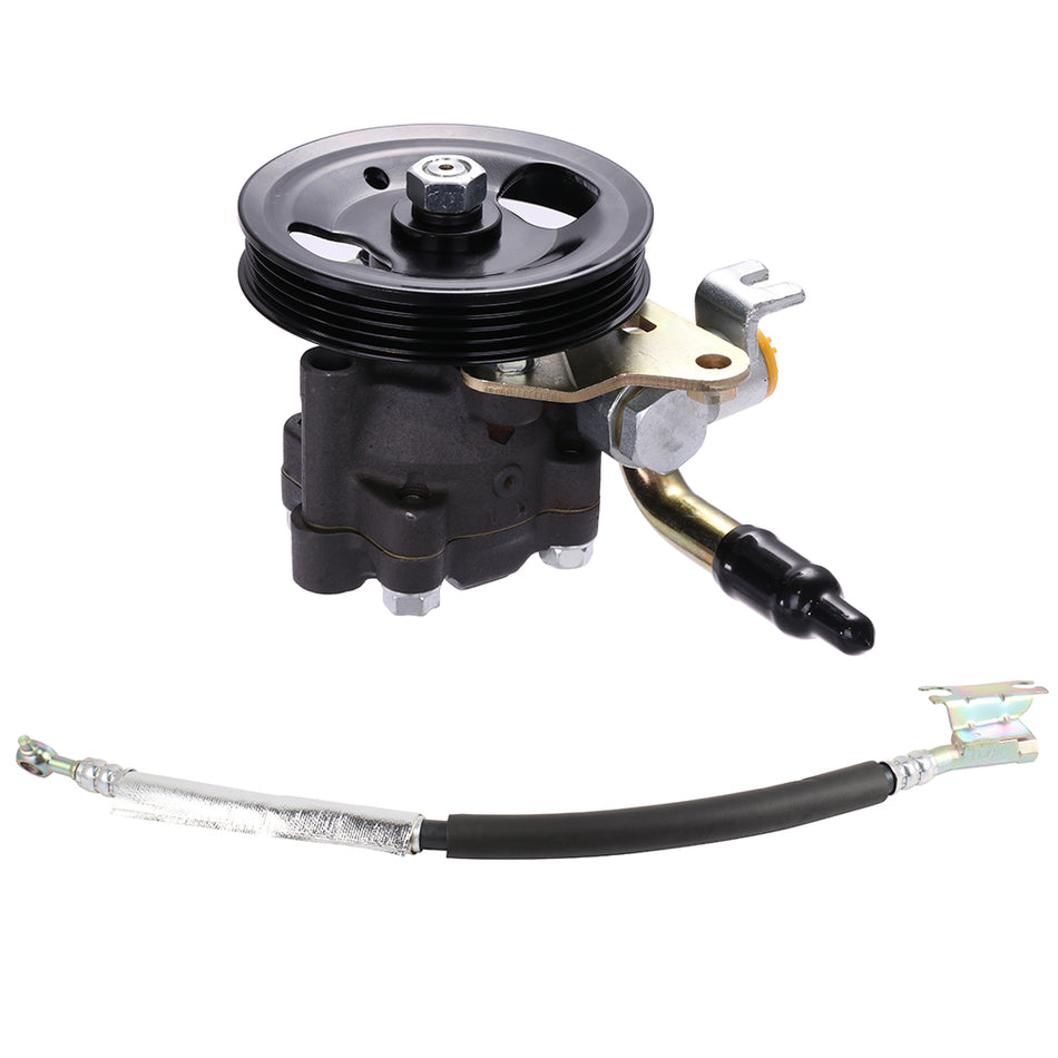 For 99 -03 Nissan Maxima New Power Steering Pump With Pulley Pressure Hose Line