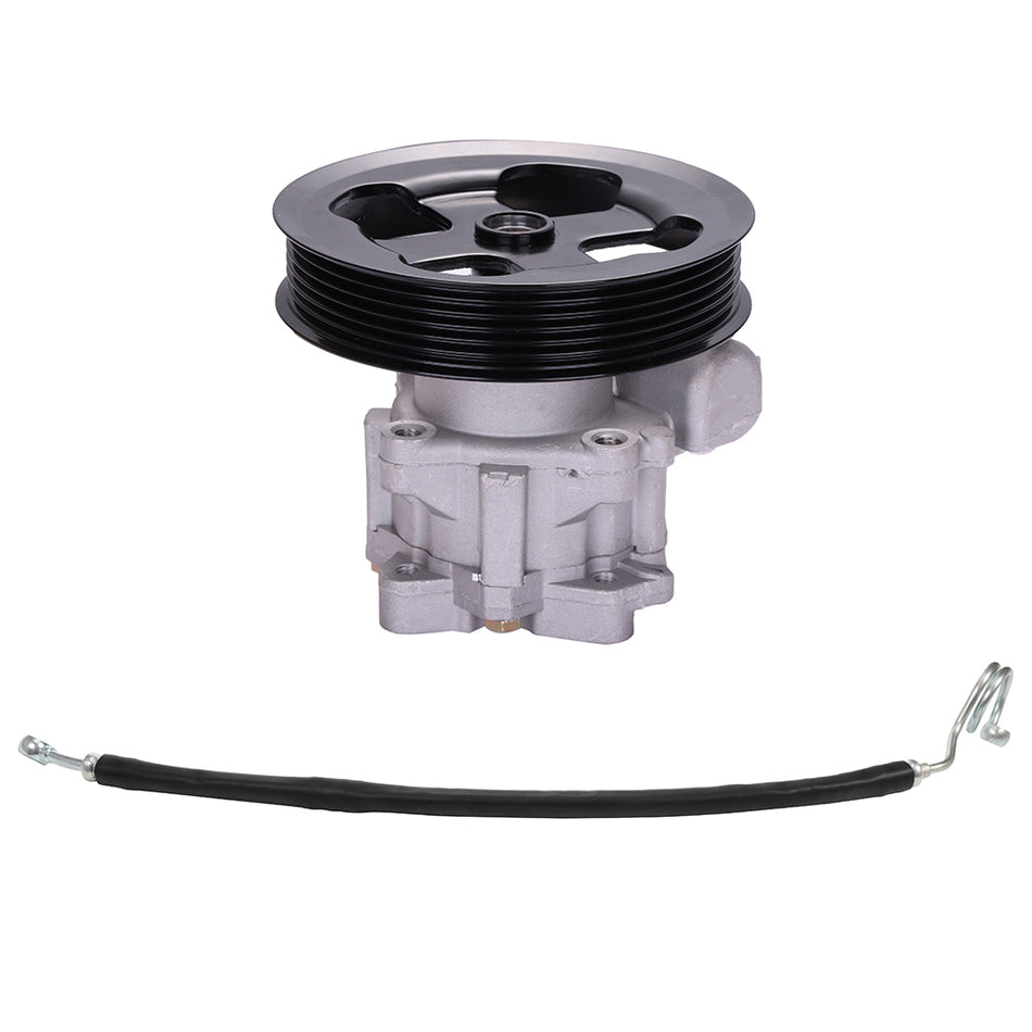 Fit For 02 Audi A4 1.8LNew Power Steering Pump w/ Power Steering Pressure Hose