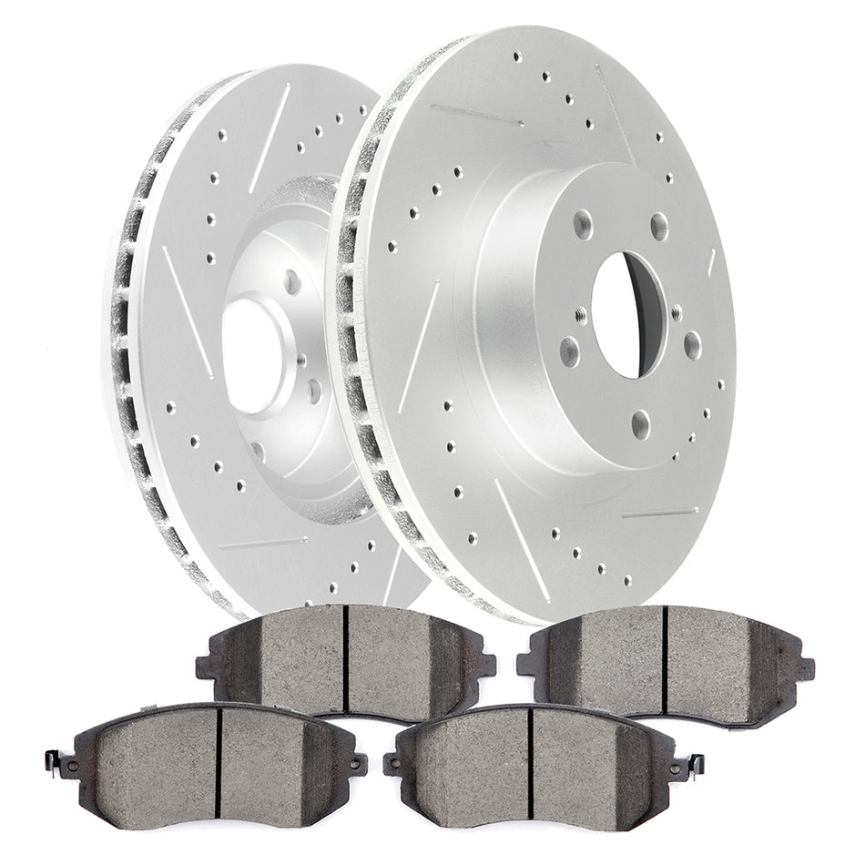 Ceramic Brake Pads & Rotors For 02-10 Subaru Impreza 03-05 Subaru Legacy
