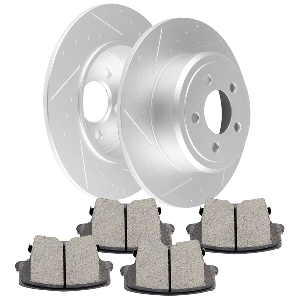 Ceramic Brake Pads And Rotors 05-19 Chrysler 300 06-19 Dodge Charger Rear