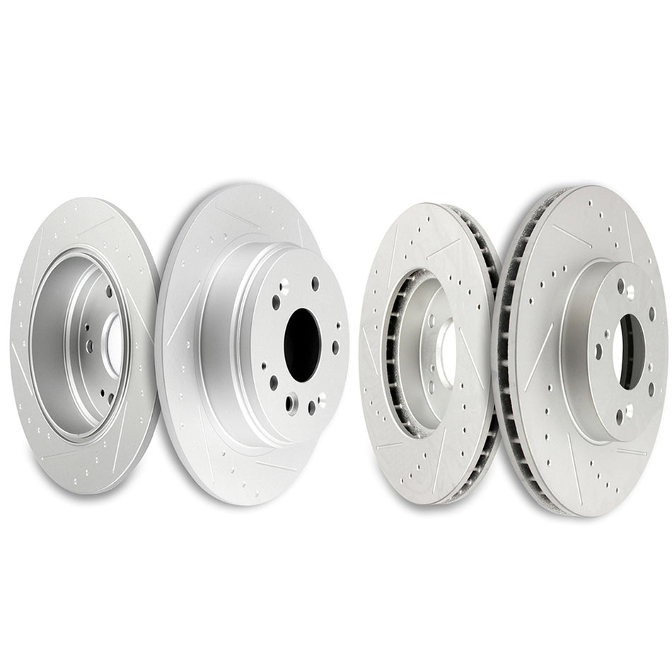 2006-2008 Acura TL Brake Rotors Discs Front & Rear