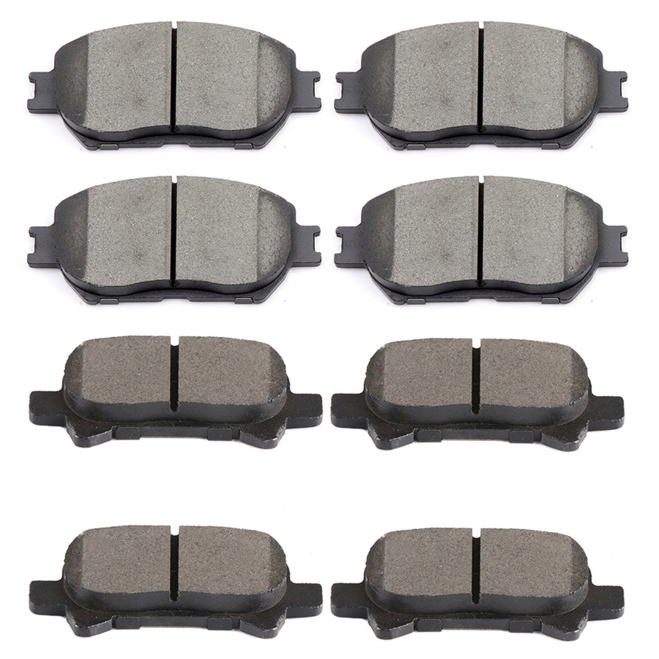 2002-2006 Toyota Camry Front Rear Ceramic Brake Pads