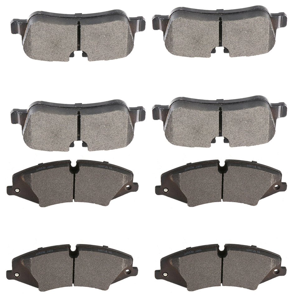 Brake Ceramic Pads For 10-16 Land Rover LR4 10-13 Land Rover Range Rover Sport