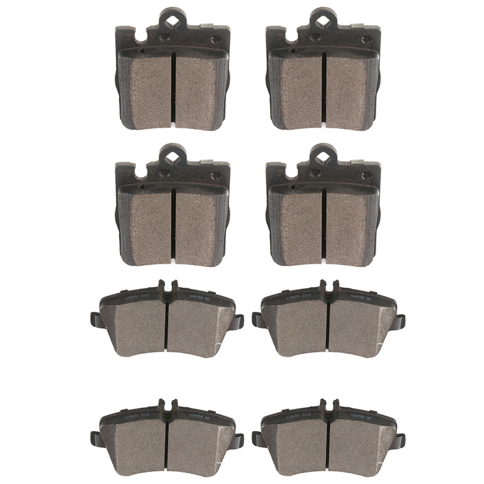 Brake Ceramic Pads Mercedes Benz 05-07 C230 05 C320 Front Rear