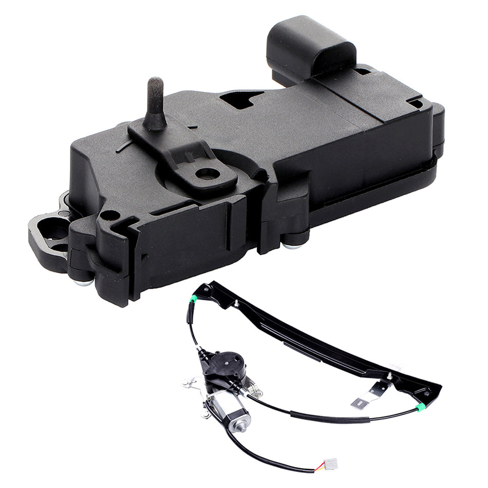 Window Regulator & Door Lock Actuator Rear Left For 2002-2010 Ford Explorer