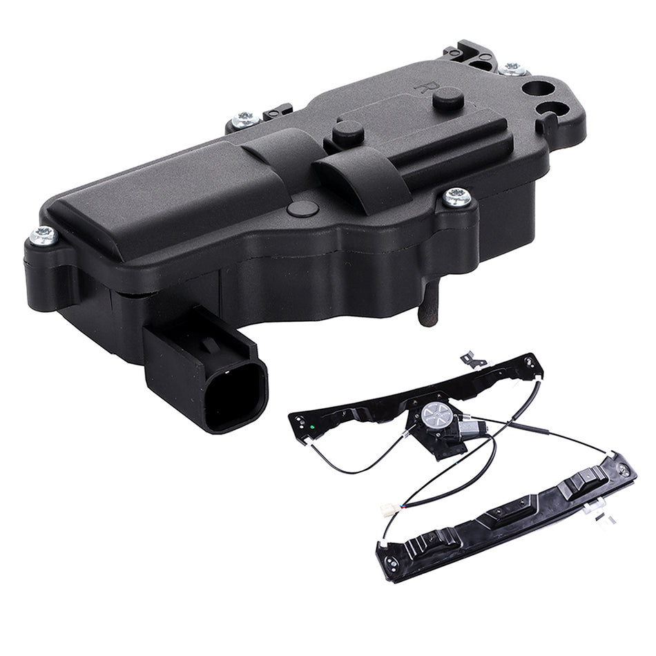 Door Lock Actuator w/ Window Regulator Front Right For 2002-2010 Ford Explorer