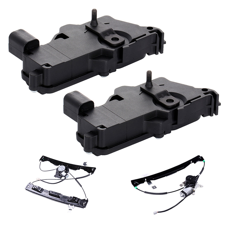 Door Lock Actuators Window Regulators Front & Rear Right For 02-10 Ford Explorer