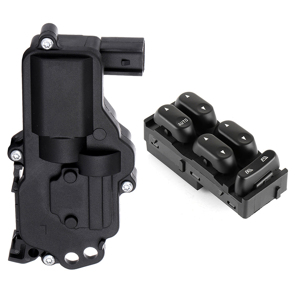 Window Switch & Door Lock Actuator Front Left Side For 02 03 Ford Explorer