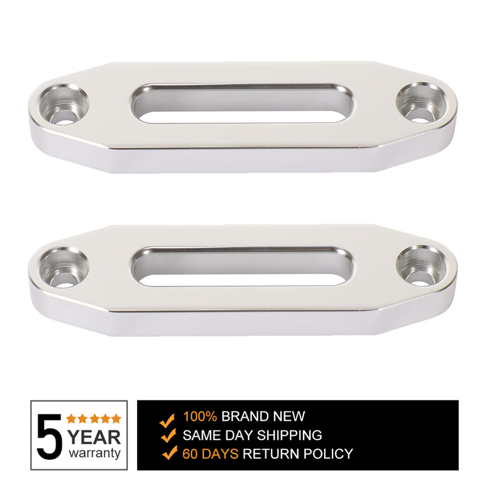 4.8 inch Universal Aluminum Hawse Fairlead 4500lbs Synthetic Winch 2pcs