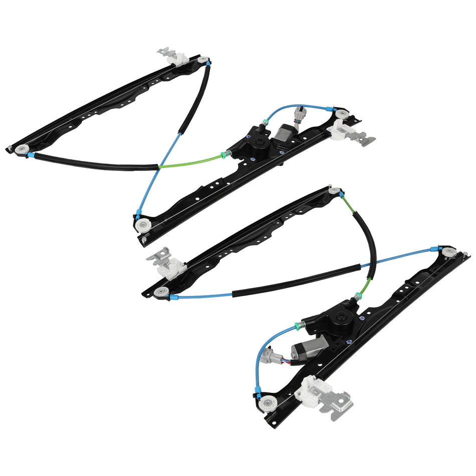 Window Regulator With Motor Nissan 05-15 Armada 04 Pathfinder Armada Front Pair