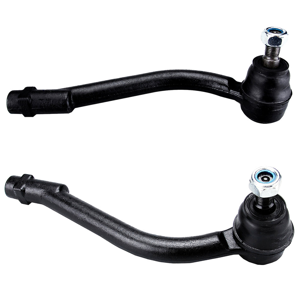 2Pcs Steering Outer Tie Rod Ends For 2007 - 2013 Hyundai Santa Fe Kia Sorento