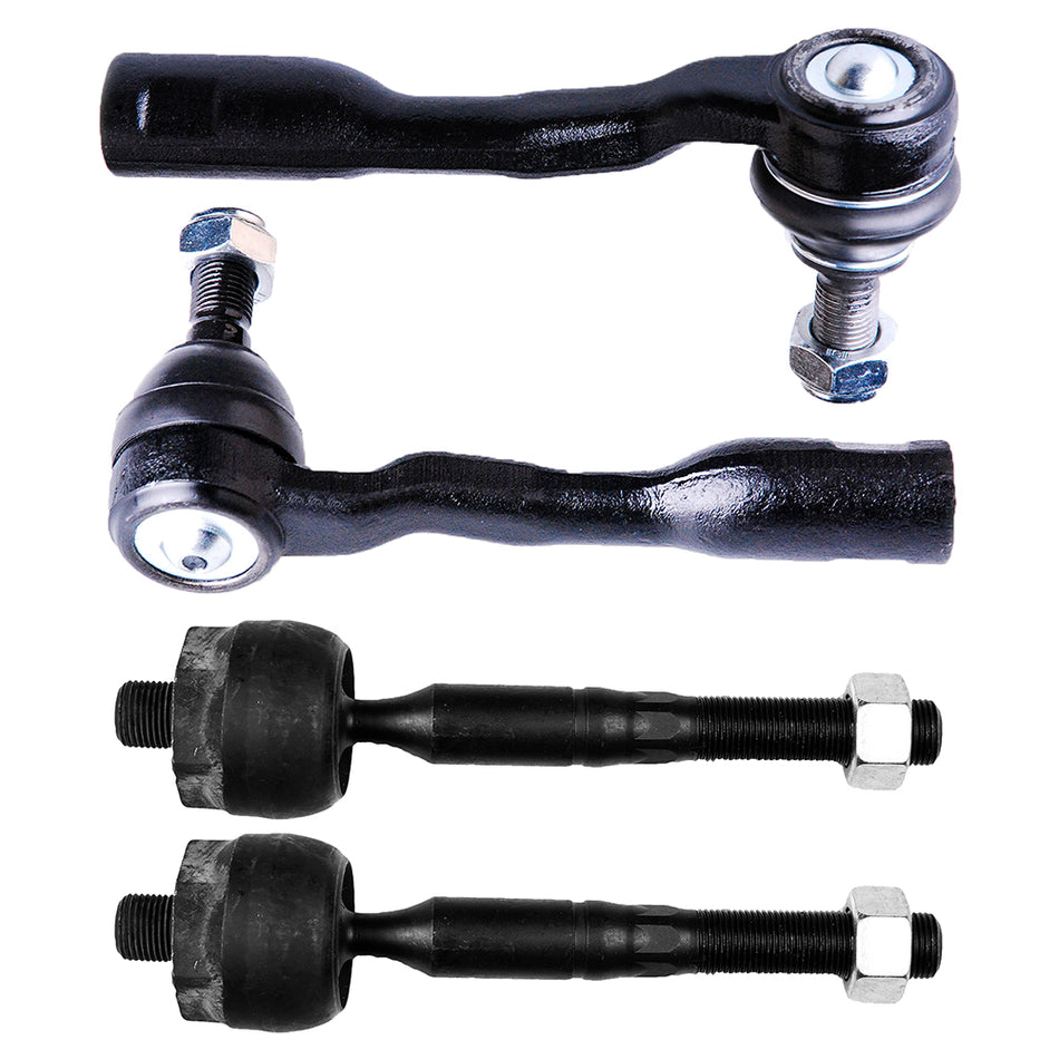 Tie Rod Ends Inner & Outer 4Pcs Kit For 01-02 Toyota Sequoia 00-02 Tundra
