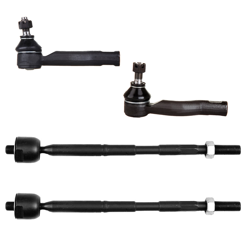 4x Inner & Outer Tie Rod Ends w/ Steering Kit ES3654 For 2005-2009 2010 Scion tC