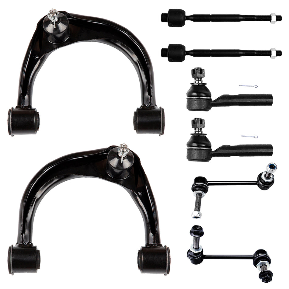 Front Upper Control Arms Tie rods Sway Bars For 2003-09 GX470 4Runner FJ Cruiser