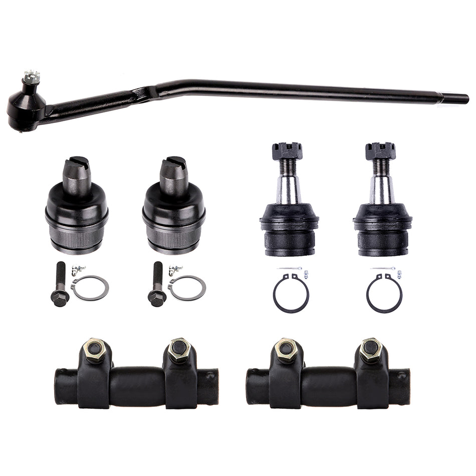 7pcs Complete Ball Joints Adjusting Sleeve Suspension Kit For 2006 Ford E-150