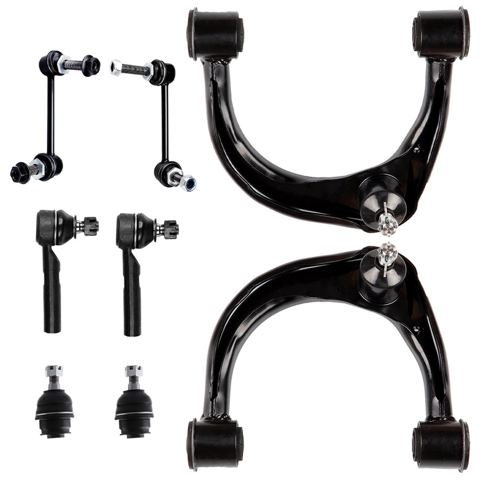 8 Pcs For 2007-2009 Toyota FJ Cruiser Front Control Arm And Ball Joint Sway Bar