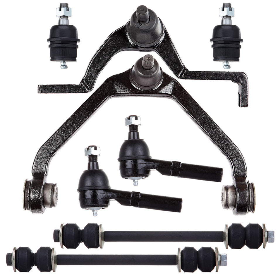 Front Control Arm Tie Rod Sway Bar For 95-97 Ford Explorer 97 Mercury Mountaineer 8Pcs