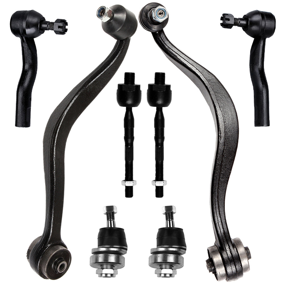 Front Lower Control Arm And Ball Joint Tie Rod End For 2006 07-2012 Ford Fusion