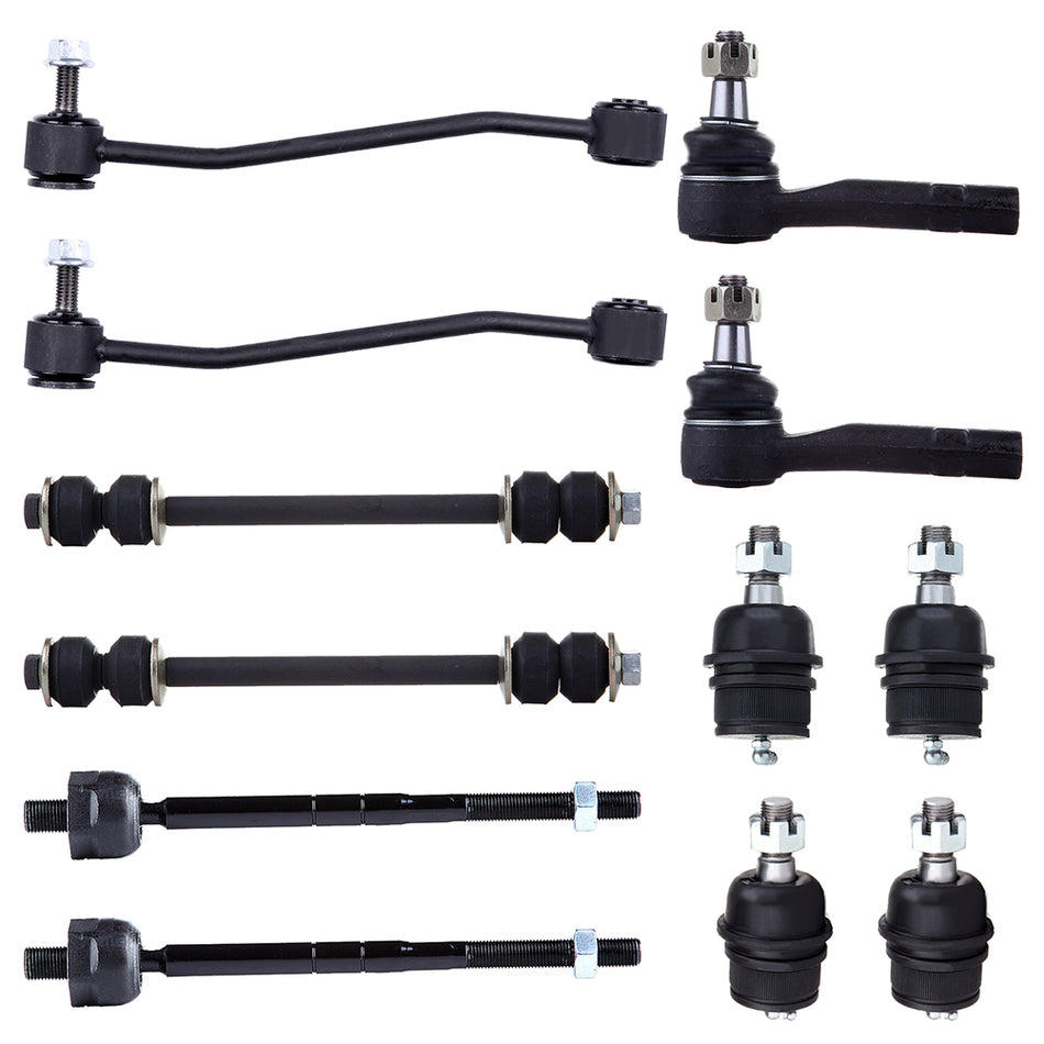 Front Ball Joints Steering Sway Bar Tie Rod End For 1998 99 00 01-11 Ford Ranger