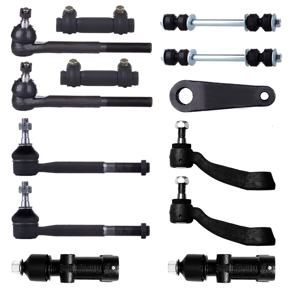 13x For Chevy Express 1500 2500 GMC Savana 1500 2500 Tie rods Idler Arm Sway Bar