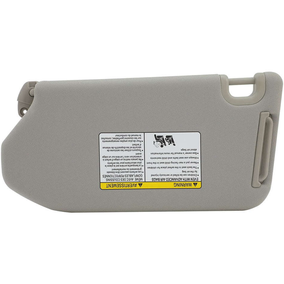 For Nissan Pathfinder 13-16 Passenger Gray Sun Visor + License plate Light Free