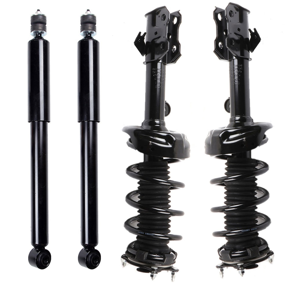 For 2007-2012 Acura RDX Front Rear Complete Struts Shock Coil Spring Assembly Left Right