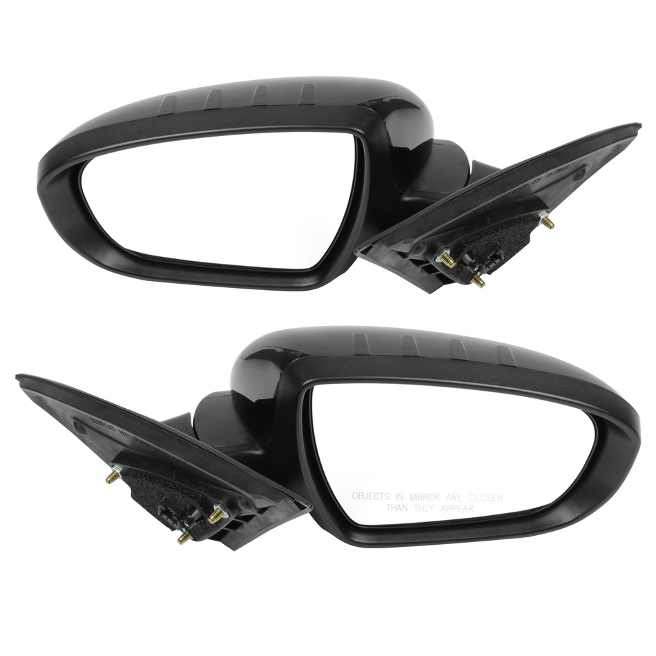 LH & RH Black Foldaway Power Mirrors For Kia Optima 2011-2013 829366