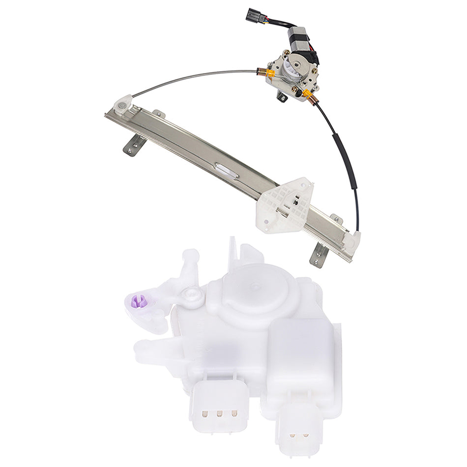 Front Right Door Lock Actuator w/ Power Window Regulator Fits 04-08 Acura TL