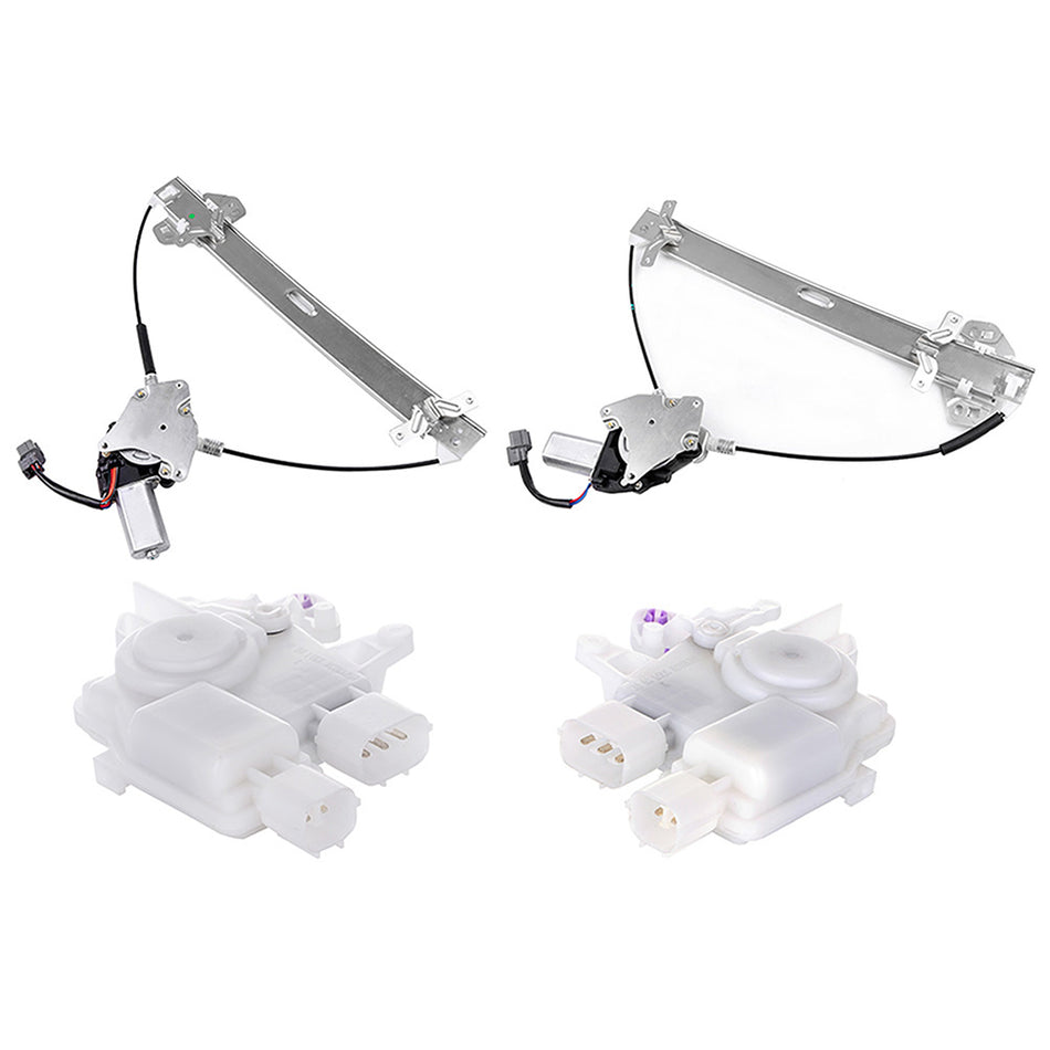 Door Lock Actuator & Window Regulator Fits Honda Accord 3.0L Front Left & Right