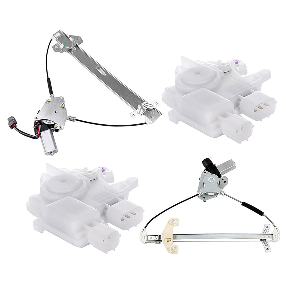 Door Lock Actuator & Window Regulator For Honda Accord 3.0L Front & Rear Driver