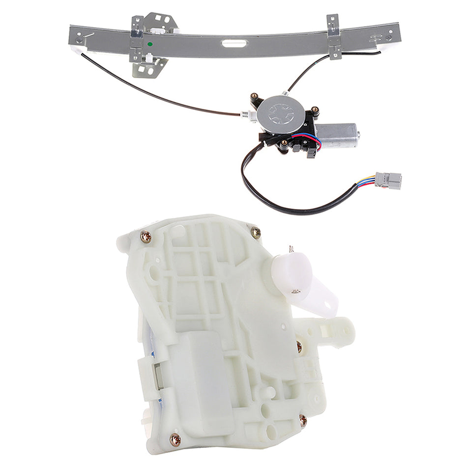 98-02 Window Regulator+Door Lock Actuator For Honda Accord 2.3L 3.0L Front Left