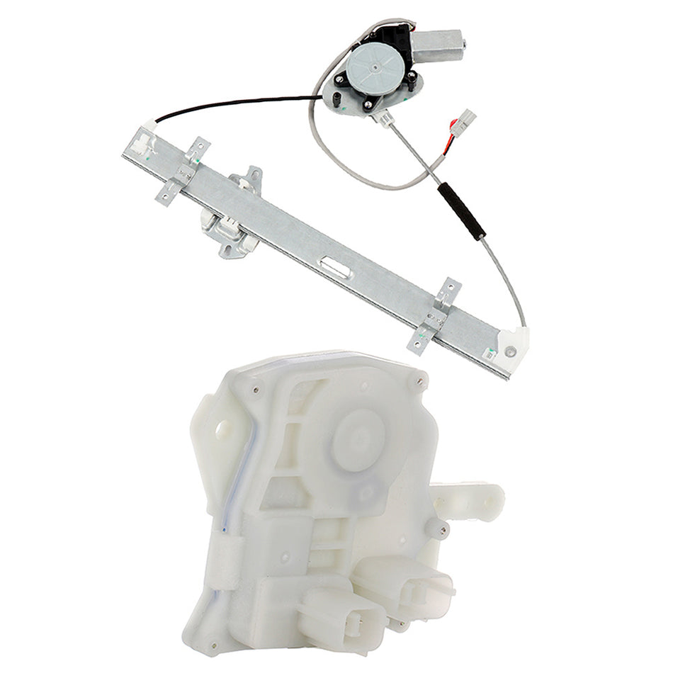 Door Lock Actuator+Window Regulator Fits Honda Civic 1.7L Front Passenger Side