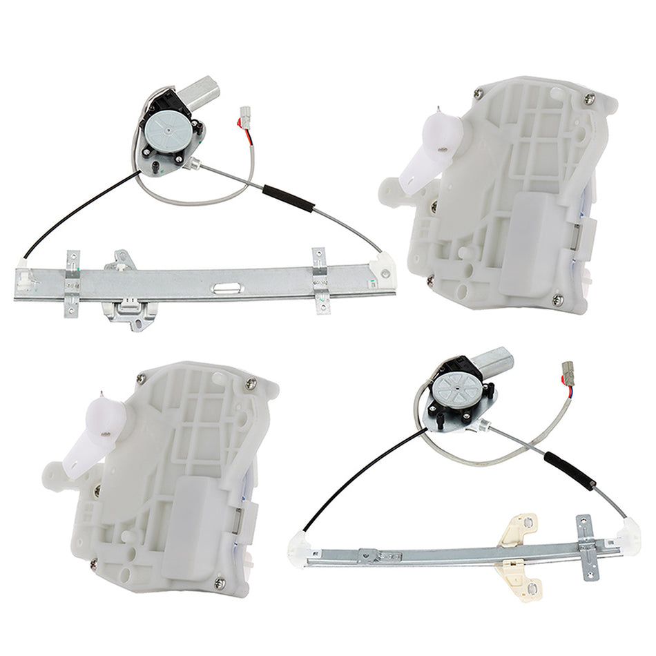 Front/Rear Passenger Window Regulator & Door Lock Actuator For Honda Civic 1.7L